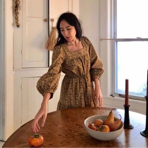 COPY - Christy Dawn The Finley Dress in Golden Blooming Vine